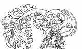 Winx Sirenas Shines sketch template