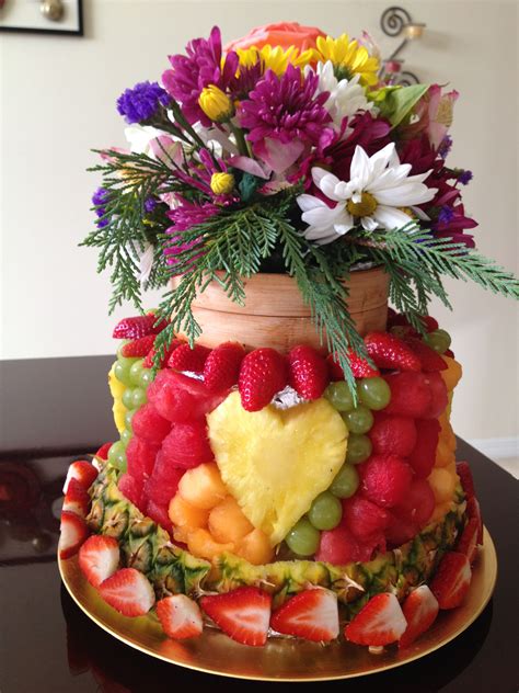 Decorative Fruit Wedding Cake Pretty Cakes Amazing Cakes Fruit