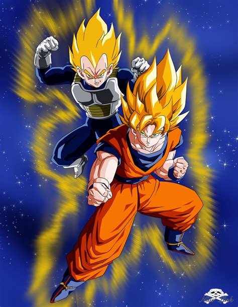 Goku And Vegeta Ii Dragon Ball Anime Dragon Ball Dragon Ball Super