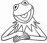 Kermit Coloringsky Muppets sketch template