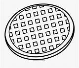 Waffle Coloring Clipart Clipartkey sketch template