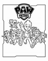 Paw Coloriage Patrouille sketch template