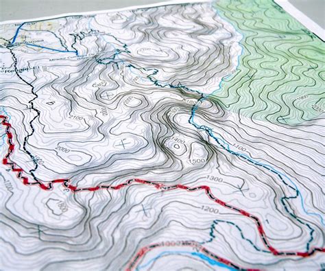 create   topographic map  steps  pictures