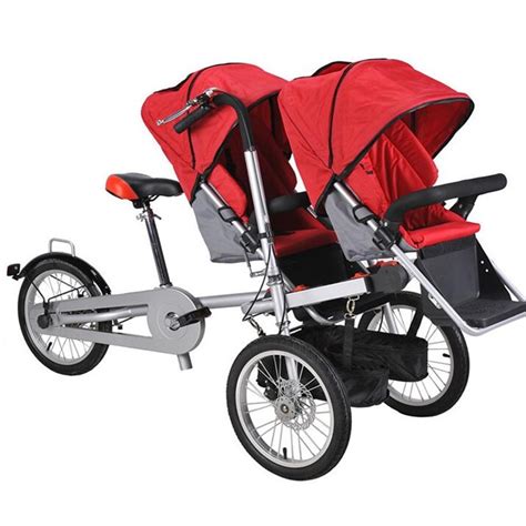 brand  kids bicycle stroller aluminum alloy mother baby stroller bike twins bike