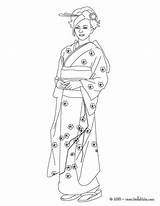 Princess Japanese Coloring Pages Hellokids sketch template