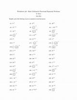 Exponents Worksheets Worksheet Exponent Worksheeto Powers Problems sketch template