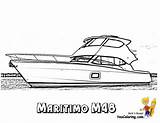 Coloring Pages Boats Boat Yacht Ships Cool Speed Fishing Yachts Motor Yescoloring Ship Kids Sheets Navy Sport M48 Sheet Books sketch template