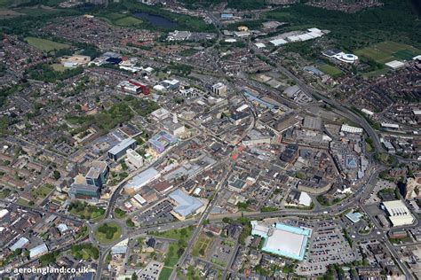 aeroengland aerial photograph  barnsley west yorkshire england uk