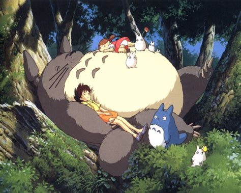 Totoro Kusakabe Satsuki And Kusakabe Mei Tonari No