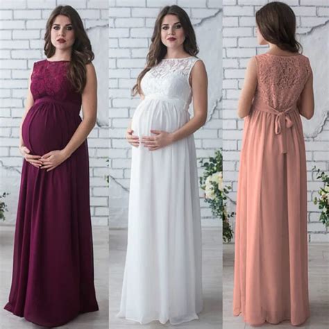 Sex Maternity Dresses For Photo Shoot Pregnant Womens Short Sleeve