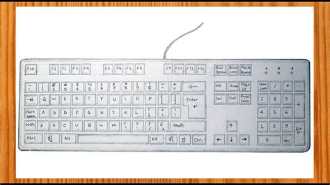 share    computer keyboard pencil drawing super hot