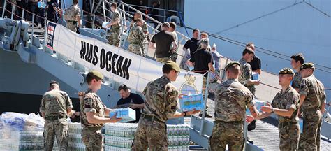 providing humanitarian assistance royal navy