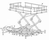 Scaffold Lift Table Getdrawings Drawing Patente sketch template