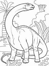 Brontosaurus Dinosaurs Dinosaure Coloriage Sheets Magique Coloringbay sketch template