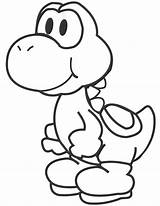 Coloring Yoshi Printable Pages Pdf sketch template