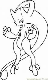 Mewtwo Coloringonly Coloringpages101 Tapu sketch template