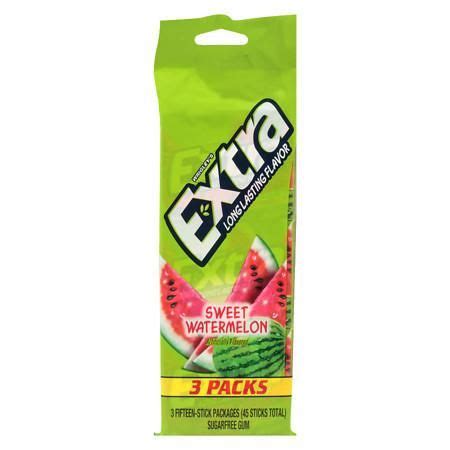 extra chewing gum sweet watermelon extra chewing gum sweet watermelon chewing gum