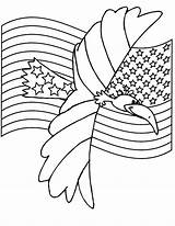 Coloring Pages Flag American Choose Board sketch template