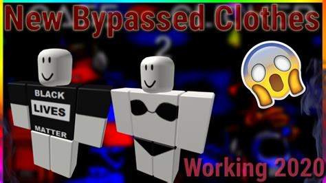 roblox  bypassed clothes working  youtube