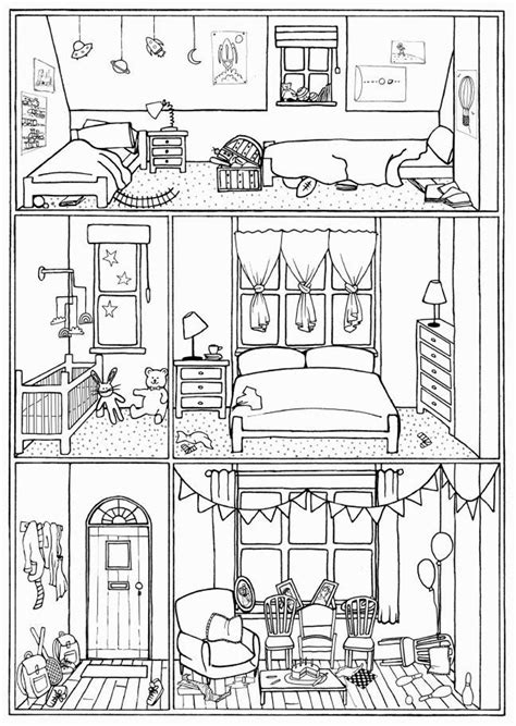coloring pages   houses authentic architecture victorian