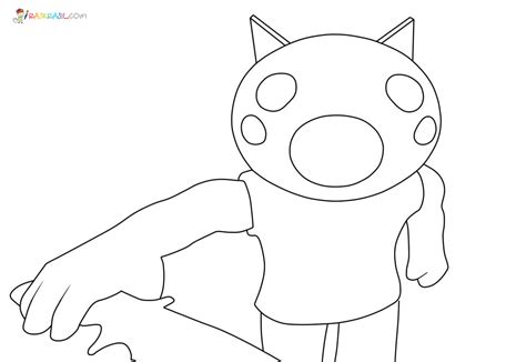 roblox piggy book  coloring pages