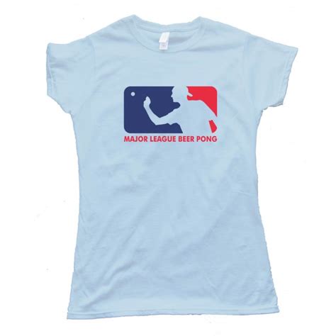 Womens Major League Beer Pong Tee Shirt