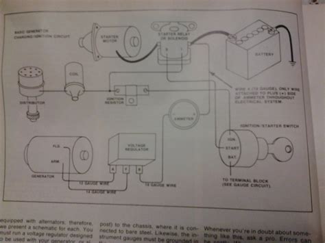 technical basic hot rod wiring diagram  chevy   hamb
