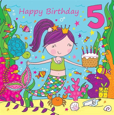 buy twizler  birthday card girl  mermaid age  birthday card