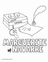 Marguerite Coloring Pages Designlooter Printables Queen History sketch template