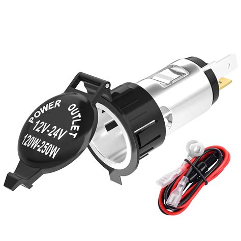 buy daiertek lighter socket dc  car lighter  volt female power outlet socket replacement