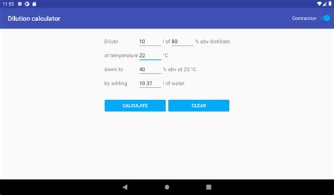 dilution calculator apk  android