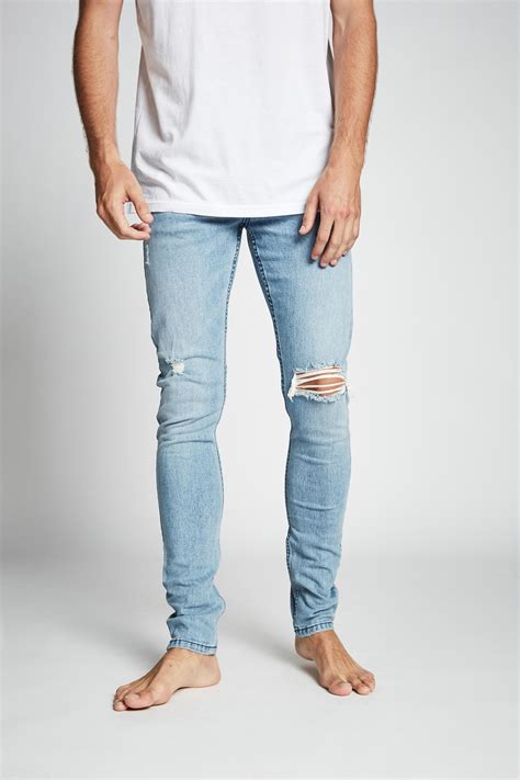 super skinny jean powder blue cotton on jeans