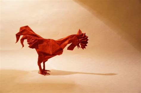 origami rooster origami rooster origami rooster