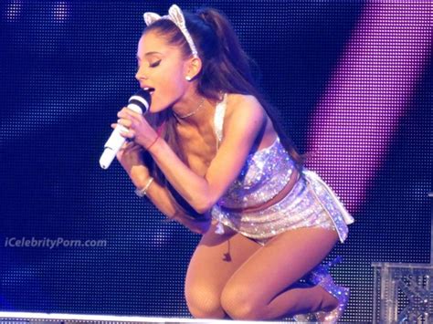 ariana grande desnuda descuido upskin calzon