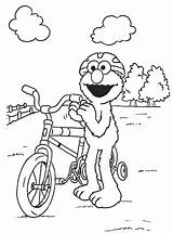 Coloring Elmo Pages Sesame Street Bicycle Toddlers Playing Bike Summer Coloringkidz Age Crafts Birthday School Color Printable Getdrawings Getcolorings sketch template