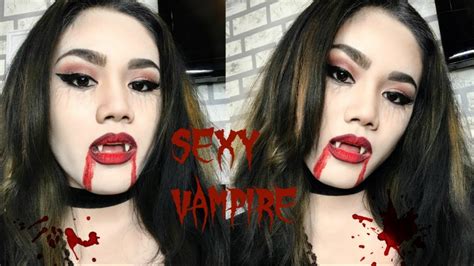 easy halloween sexy vampire makeup tutorial laurelle youtube