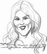 Christina Aguilera Caricature Caricatures sketch template