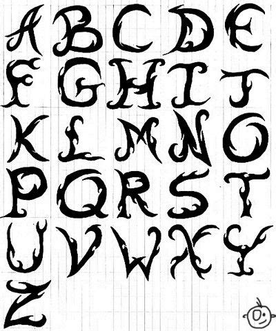 tribal tattoos letras tribales disenos de letras  letras  tatuajes
