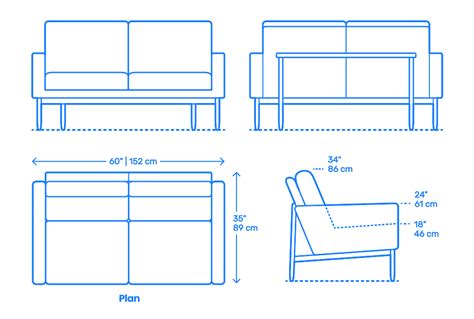 average  seater sofa length baci living room