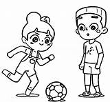 Luo Bei Bao Timmy Soccer Coloring Pages sketch template