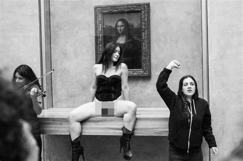 Lady Who Exposed Herself In Front Of Mona Lisa Arrested