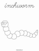 Coloring Inchworm Cursive Favorites Login Add sketch template