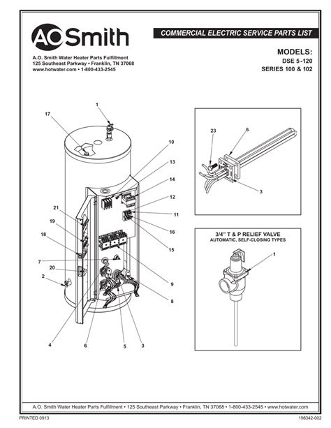 hot water heater parts diagram wiring diagram