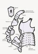 Armor Medieval Sca Armours sketch template