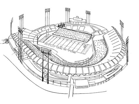 stadium printable coloring page  printable coloring pages