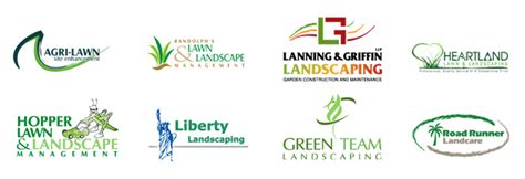 illussion logos  landscaping companies