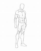 Male Template Drawing Body Templates Figure Fashion Blank Human Superhero Anime Outline Coloring Cool Mannequin Back Reference Girl Sketch Model sketch template