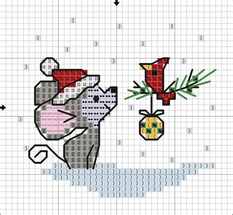 printable christmas ornament cross stitch patterns printable