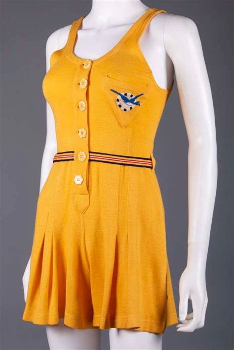 Pin By 1930s 1940s Women S Fashion On 1930s Beachwear Clothes