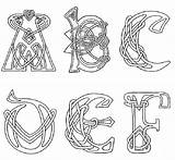 Celtic Fonts Letter Print Keltische Familyfriendlywork sketch template
